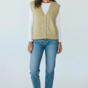 Knit V-Neck Sweater Vest