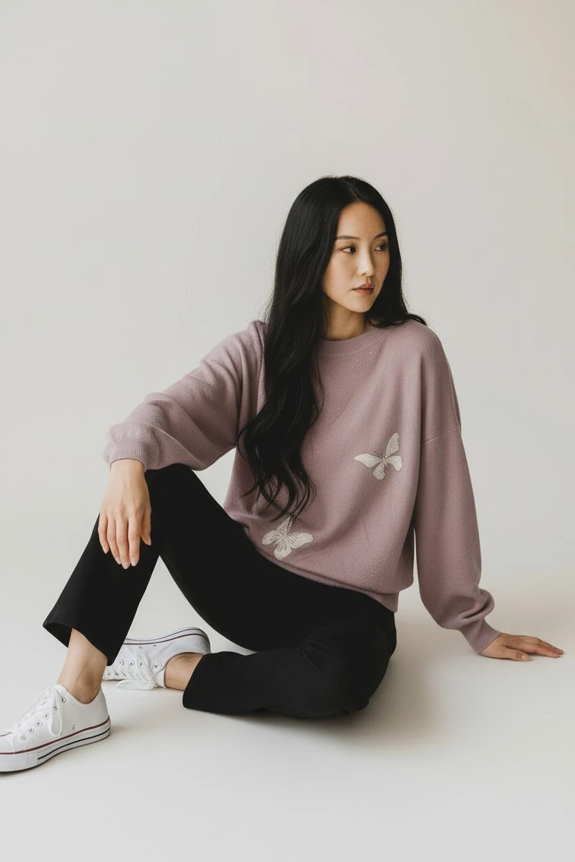 Butterfly Blouse - Pink