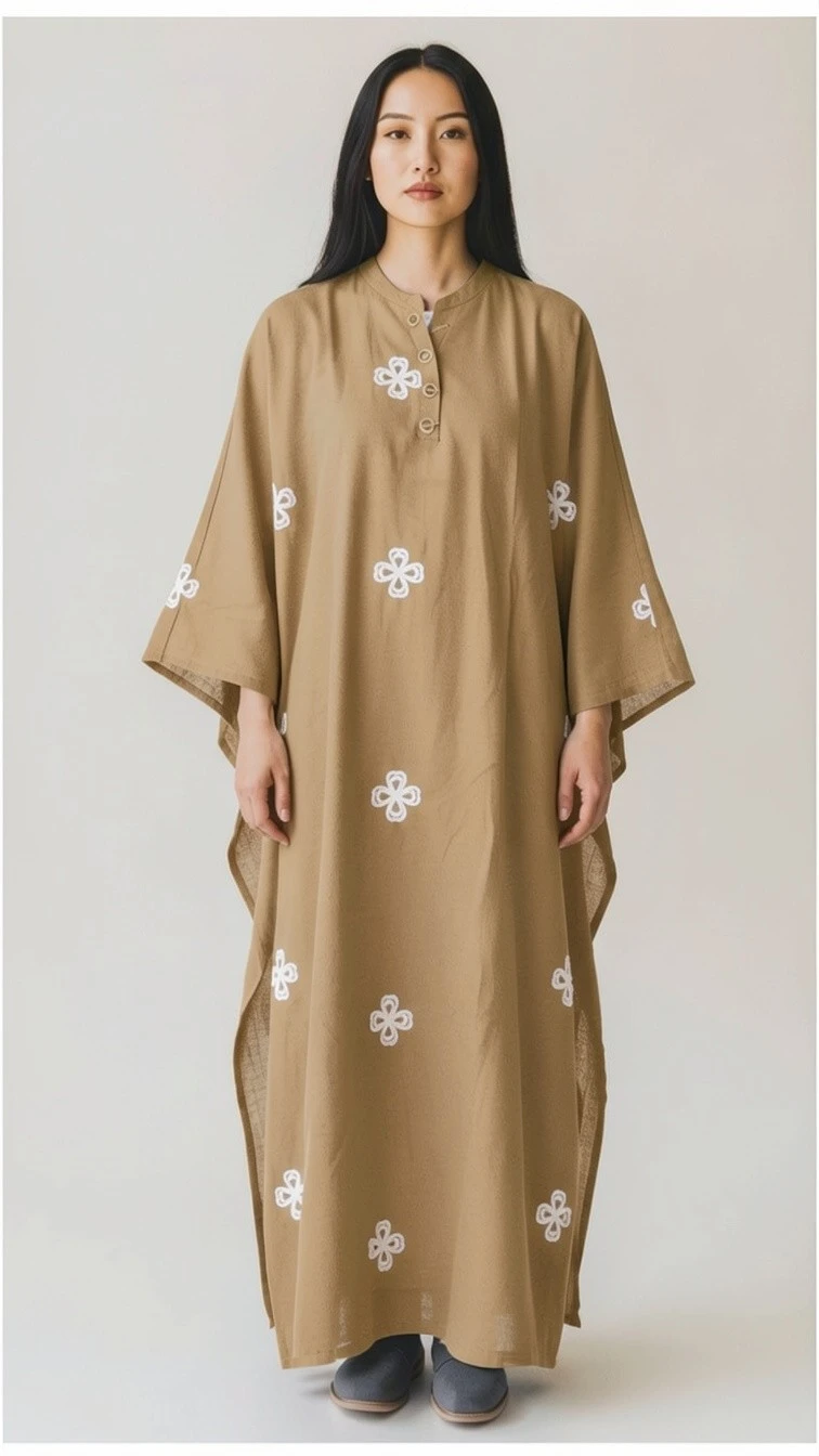 Clover Kaftan - Beige