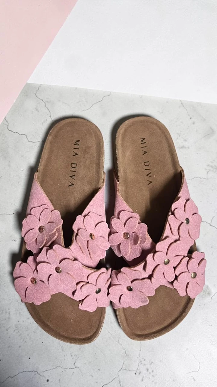 Flowery Slipper MD26008 - Pink