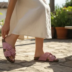 Flowery Slipper MD26008 - Pink