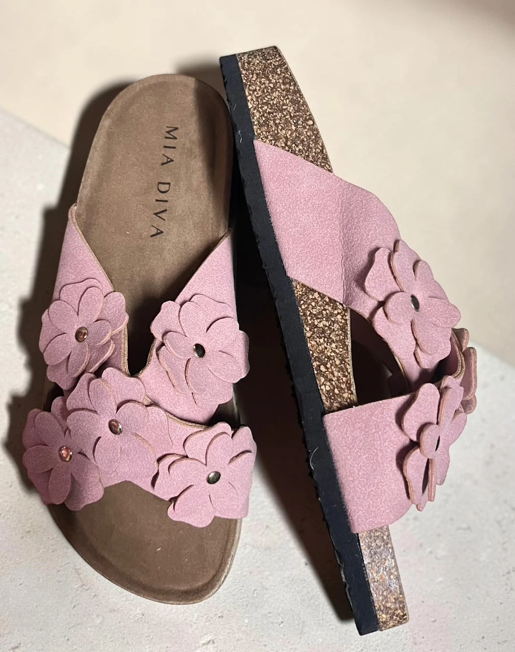 Flowery Slipper MD26008 - Pink